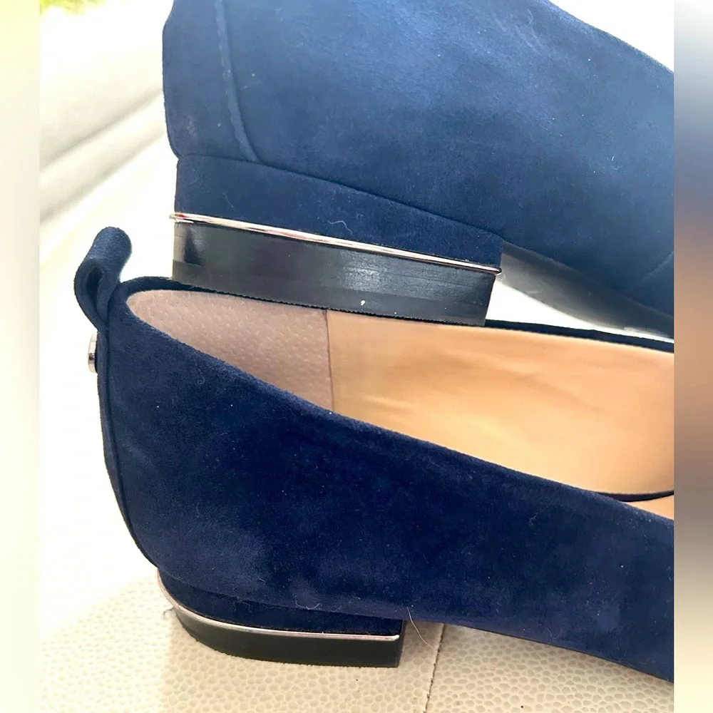 Alex Marie Campbell Women’s Flats 8.5 Navy Pointed Toe Casual Everyday Career